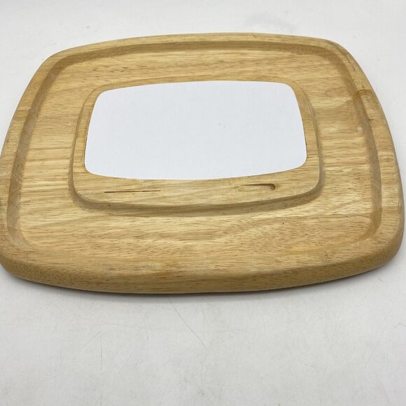 Vtg Goodwood Cheese Cracker Charcuterie Board Serving Tray Rectangular Wood - Picture 2 of 8